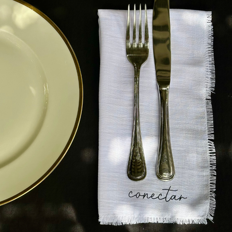 Servilleta con Frase Sublimada (Pack x 2 )