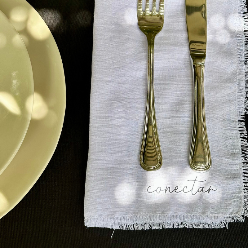 Servilleta con Frase Sublimada (Pack x 2 )