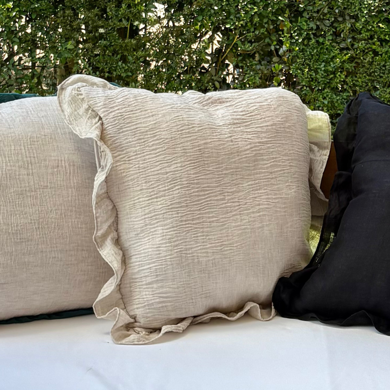 Funda de Almohadón Amber / Beige