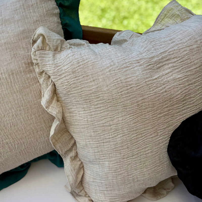 Funda de Almohadón Amber / Beige