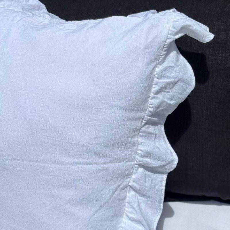 Funda de Almohadón Amber / Blanco