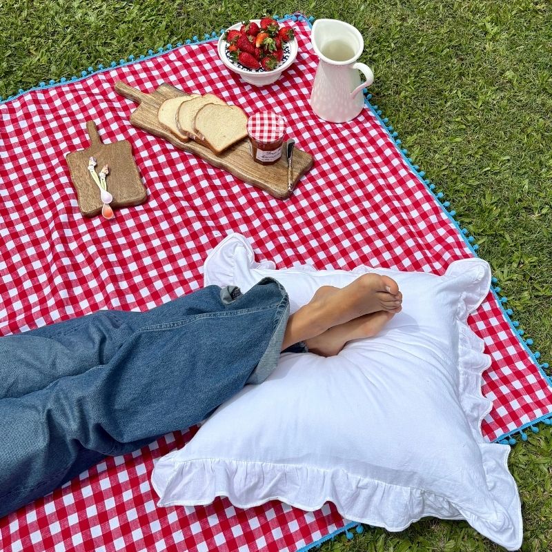 Funda de Almohadón Amber / Blanco